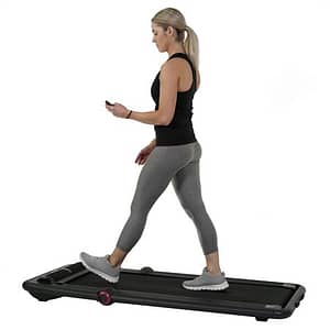 Sunny Health & Fitness Treadpad Flat Folding Treadmill with Premium Sound System - SF-T7970