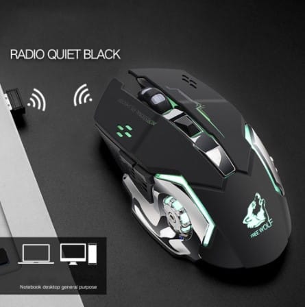 wireless silent gaming mouse 6
