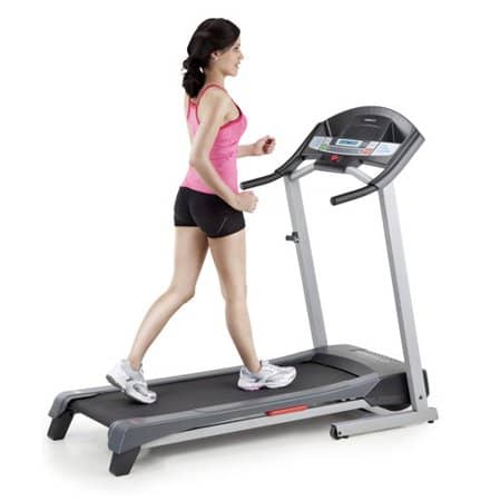 weslo cadence g 5.9 folding electric treadmill with spacesaver design
