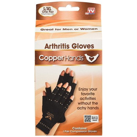 IGIA Copper Hands Arthritis Gloves As Seen on Tv Therapeutic Compression Size L/XL