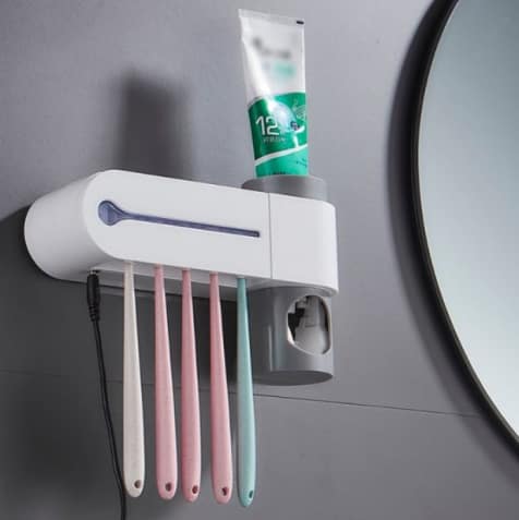 toothbrush holder with uv sterilizer 11