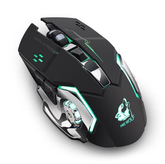 wireless silent gaming mouse 8