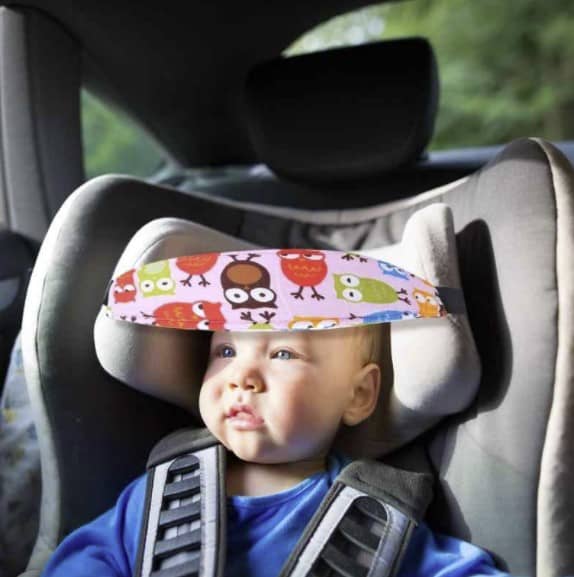 baby car seat head support band 3