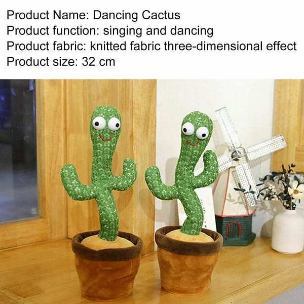 singing dancing cactus plush toy 9
