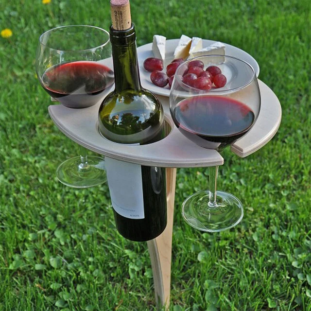 Foldable Outdoor Wine Table 1